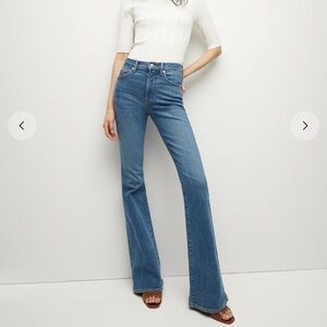 Beverly skinny flare high rise jeans